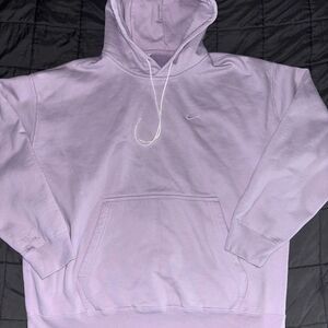Nike NikeLab NRG Men's Heavyweight Solo Swoosh Hoodie Purple Size XL CV0552-530